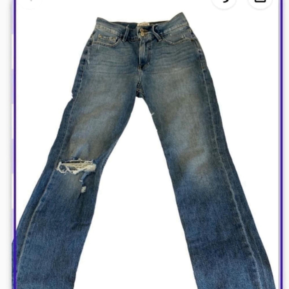 Frame Denim Denim - FRAME heritage le sylvie slender straight denim jeans size 26